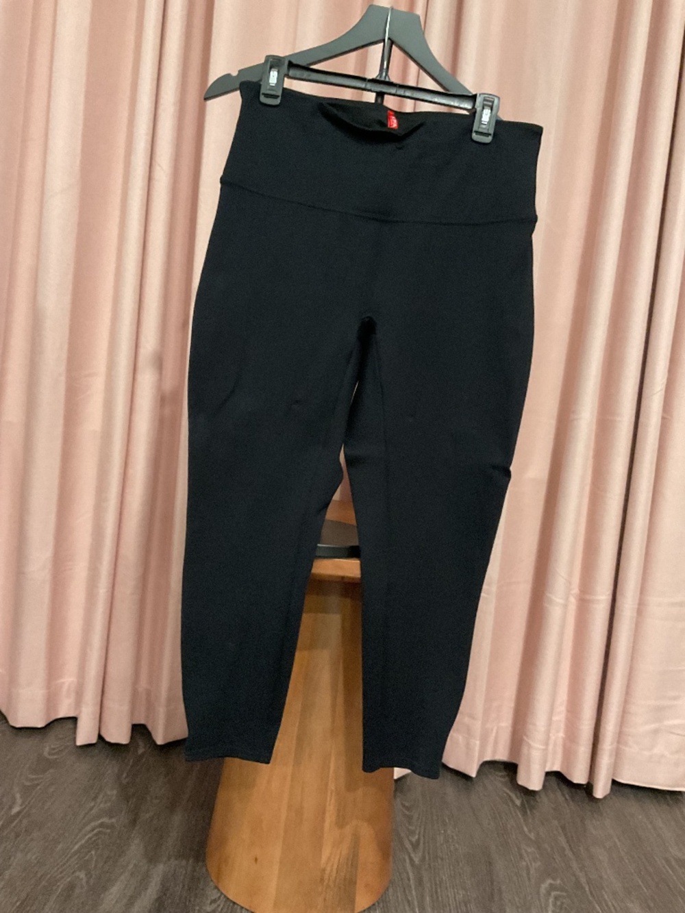 SPANX Black Ponte Ankle Leggings XL Petite High Rise
